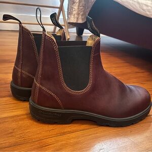 Blundstone boots.